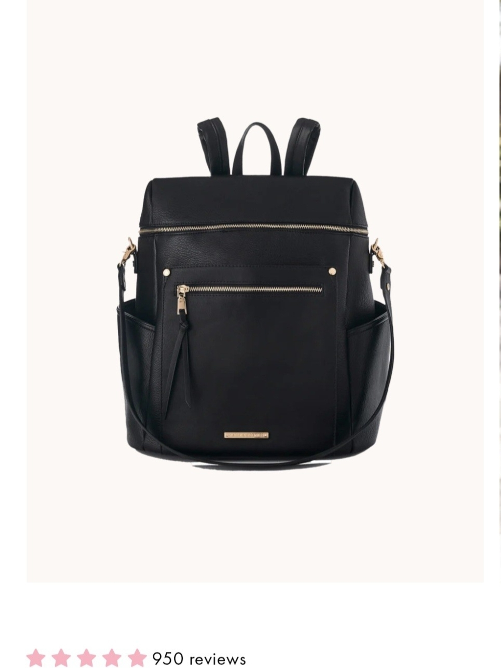 Poppy And Peonies Commuter Backpack - Elegant Everyday Bag